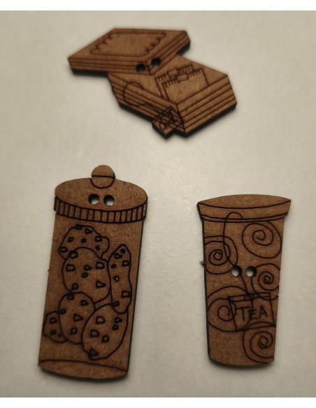 Botones Cookies y Infusiones