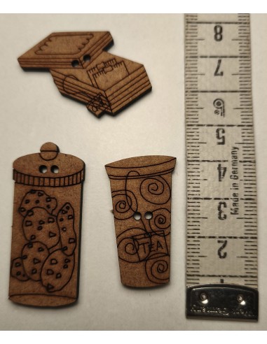 Botones Cookies y Infusiones