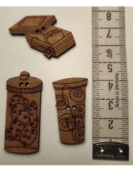 Botones Cookies y Infusiones