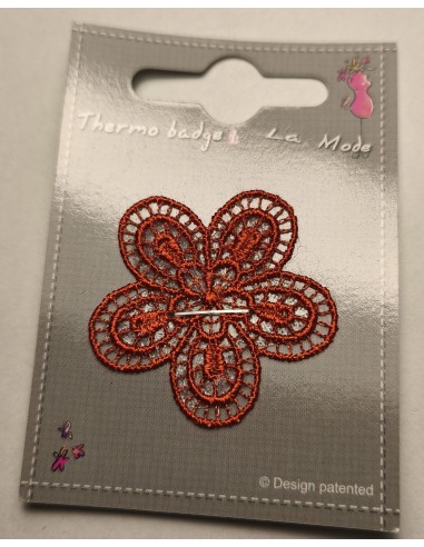 Parche Flor Bordada Caldera